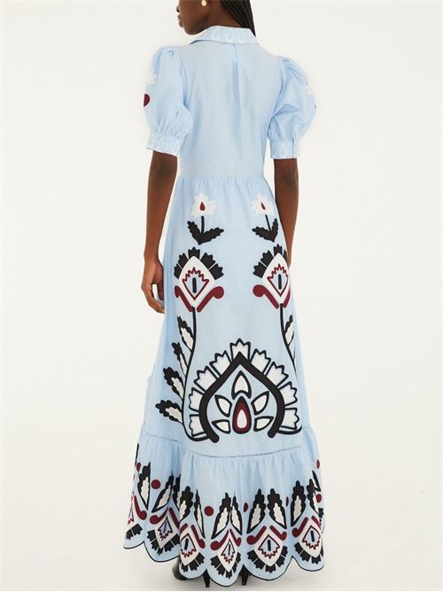 Artisanal Dress FARM RIO | 344655BLUEL0003